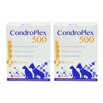 Combo 2 Unidades CondroPlex 500 60 capsulas suplemento Cães e Gatos Avert