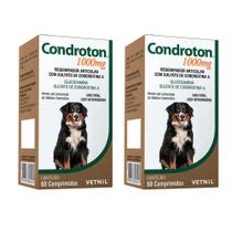 Combo 2 unidades Condroton 1000mg Vetnil - 60 comprimidos