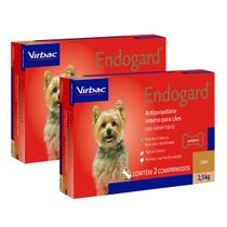 Combo 2 Unidades Endogard Cães 2,5 kg cx. 2 comprimidos - Virbac