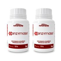 Combo 2 unidades Enzymase Suplemento 30 Comprimidos - Nutripharme Combo 2 unidades Enzymase Suplemento 30 Comprimidos - Nutripharme