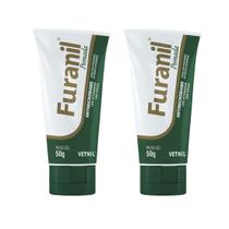 Combo 2 unidades Furanil Pomada 50 Cães e Gatos - Vetnil Combo 2 unidades Furanil Pomada 50 Cães e Gatos - Vetnil