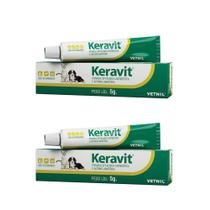 Combo 2 unidades Keravit Pomada - 5 g
