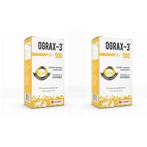 Combo 2 Unidades Ograx-3 500mg 30 Capsulas Cães e Gatos Avert