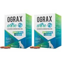 Combo 2 unidades Ograx Artro para Cães e Gatos - 30 Cápsulas