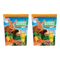 Combo 2 unidades Ração Funny Bunny Roedores Delícias da Horta 1,8 kg