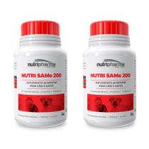 Combo 2 unidades Suplemento para Cães e Gatos Nutri Same 200 30 Comprimidos - Nutripharme