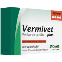 Combo 2 unidades Vermivet Plus 10 kg - 4 comprimidos - Biovet
