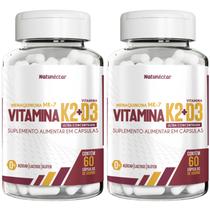 Combo 2 Vitamina K2+d3 Menaquinona 120 Cápsulas Natunéctar Combo 2 Vitamina K2+d3 Menaquinona 120 Cápsulas Natunéctar