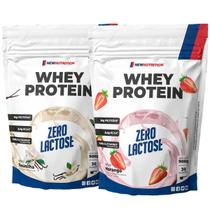 Combo 2 Whey Protein Concentrado Zero Lactose 900g NEWNUTRITION