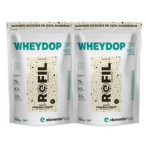 Combo 2 x Refil Whey Protein - Elemento Puro - Wheydop - 900g cada Combo 2 x Refil Whey Protein - Elemento Puro - Wheydop - 900g cada