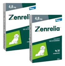 Combo 2 Zenrelia 4,8mg Dermatológico Cães Elanco Anti-coceira