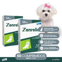 Combo 2 Zenrelia 4,8mg Dermatológico Elanco para Cães - 30 Comprimidos Combo 2 Zenrelia 4,8mg Dermatológico Elanco para Cães - 30 Comprimidos