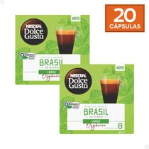 Combo 20 Cápsulas Café Brasil Organico Dolce Gusto