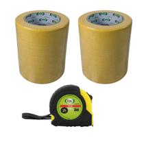 Combo 20 Rolos Fita Crepe 15mm Idea + Trena 3 Metros
