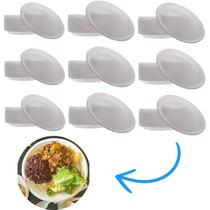 Combo 200 Prato Isopor Redondo 23cm Churrasco Festa Refeição Combo 200 Prato Isopor Redondo 23cm Churrasco Festa Refeição