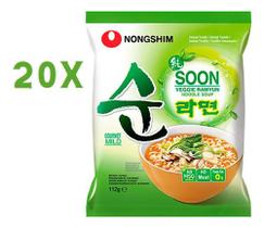 Combo 20x Lamen Coreano Soon Veggie Ramyun Vegetariano