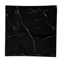 Combo 21 placas autocolantes imita marmore 60x60cm preto