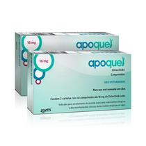 Combo 2cx Apoquel 16mg 20 Comprimidos Dermatológico para Cães Zoetis Combo 2cx Apoquel 16mg 20 Comprimidos Dermatológico para Cães Zoetis