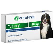 Combo 2cx Top Dog 30kg 02 Comprimidos Palatáveis - Ourofino