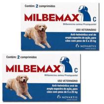 Combo 2un Milbemax Cães 5 a 25 Kg 2cps - Novartis - ELANCO