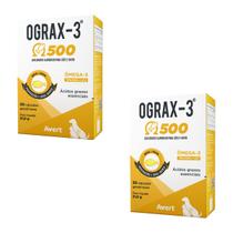 Combo 2Un Ograx 500mg 30comp Suplemento para Cães E Gatos Omega 3 - Avert