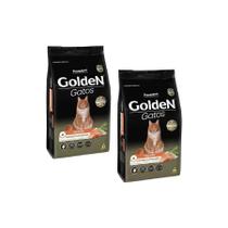 Combo 2Un Ração Golden Gatos Castrados Salmão 10,1Kg