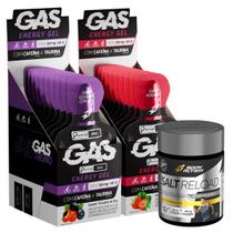 Combo 2x Caixas Gas Gel Energético 20 Sachês + Salt Reload