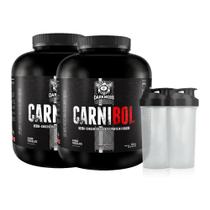 Combo 2x Carnibol + 2x Coqueteleira - Darknes Integralmedica