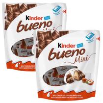 Combo 2x Chocolate Kinder Bueno Mini 108g - Importado - Ferrero