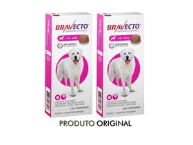 Combo 2x Comprimido Bravecto Para Cães de 40 a 56