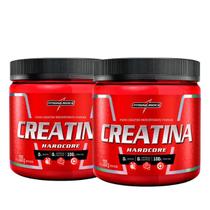 Combo 2x Creatina Hardcore Micronizada 300g - Integralmedica Sabor:Sem Sabor