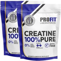 Combo 2x Creatina Monohidratada Pura 250g Refil (Sem Sabor) - Profit