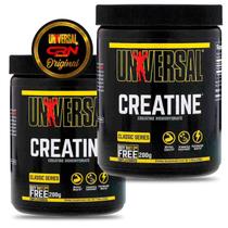 Combo 2x Creatina Universal Original Monohidratada 200g (Combo 400g)