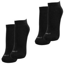 Combo 2X Meia Cano Baixo Algodão e Poliamida AR15 Sport - Preto