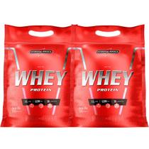 Combo 2x Suplemento em Pó Nutri whey Protein Para Ganho de Peso Baunilha 1,8Kg Refil Integralmedica