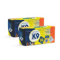 Combo 2x Tapete Higiênico K9 para Pets C/30 unidades 60x55cm