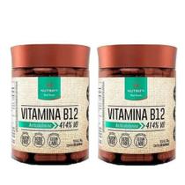 Combo 2x Vitamina B12 Vegano Metilcobalamina 414% 60 caps - Nutrify
