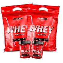 Combo 2x Whey 2x Bcaa + Coq - Integralmédica