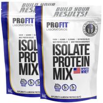 Combo 2x Whey Isolate Protein Mix 900g Sabores - Profit