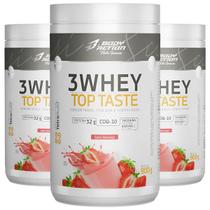 Combo 3 3Whey Top Taste 900g Concentrado Isolado Hidrolisada Combo 3 3Whey Top Taste 900g Concentrado Isolado Hidrolisada