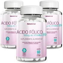 Combo 3 Ácido Fólico Vitamina B9 Gestante 180 Cápsulas Natunéctar Combo 3 Ácido Fólico Vitamina B9 Gestante 180 Cápsulas Natunéctar