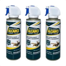 Combo 3 Alcance Inseticida Aerosol Haxea - 200ml