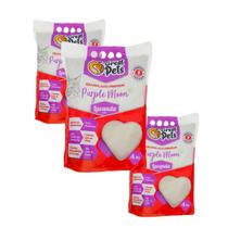 Combo 3 Areia Bentonita Esférica Premium Lavanda Great Pets para Gatos - 4 Kg Combo 3 Areia Bentonita Esférica Premium Lavanda Great Pets para Gatos - 4 Kg