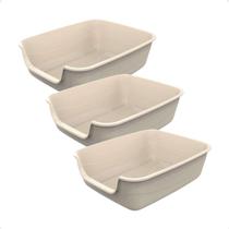 Combo 3 Bandeja Jumbox Pet Injet - Nude