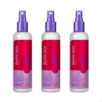 Combo 3 Banho Seco Pelo Amor Ibasa Higienizador - 200ml
