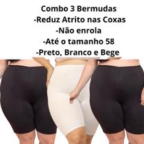 Combo 3 Bermudas Anaguá Anti Atrito nas coxas