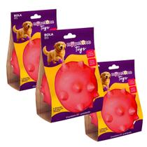 Combo 3 Bola Cravo TR 85 Mypetone - Vermelho Combo 3 Bola Cravo TR 85 Mypetone - Vermelho