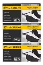 Combo 3 caixas luvas profissionais black g marco boni Combo 3 caixas luvas profissionais black g marco boni