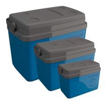 Combo 3 Caixas Térmica Unitermi Floripa 30/15/7,5l Bebidas c/ Alça