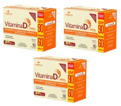 Combo 3 caixas Vitamina D3 2000 UI - 90 cápsulas - La San-Day